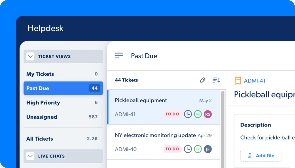 Capacity product interface